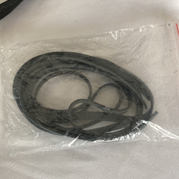 Rebecca Minkoff Black Saffiano Leather crossbody with Chain Strap - Picture 9 of 11